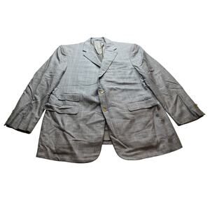 11-63 RALPH LAUREN Purple Label Men's Blazer Houndstooth Cashmere Silk Size 44